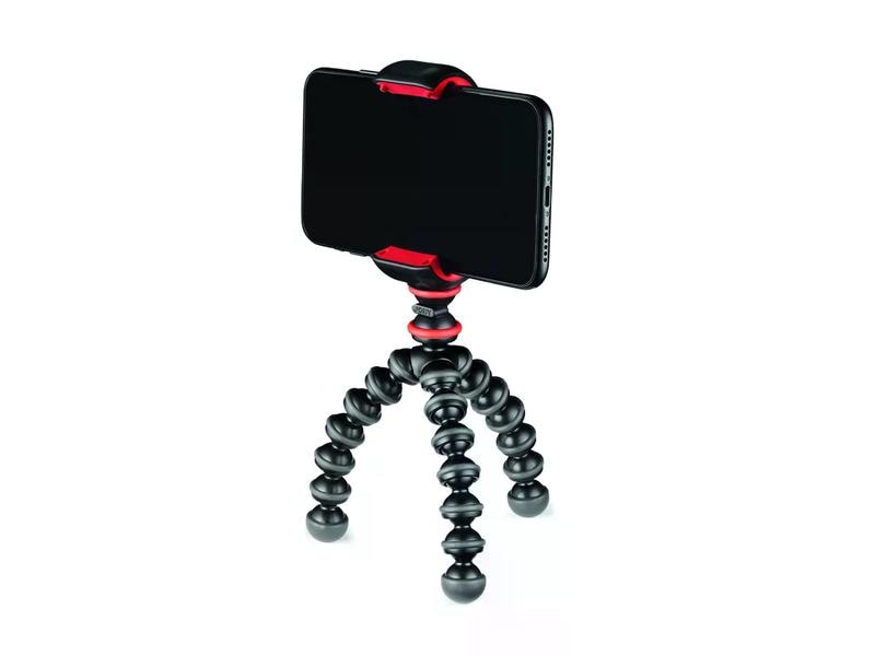Joby Smartphone-Stativ GorillaPod Starter Kit Flexibles, vielseitiges und kompaktes Mini-Stativ mit universeller Smartphone-Halterung, GoPro-Halterung, Taschenlampenhalterung und Schnellwechselplatte