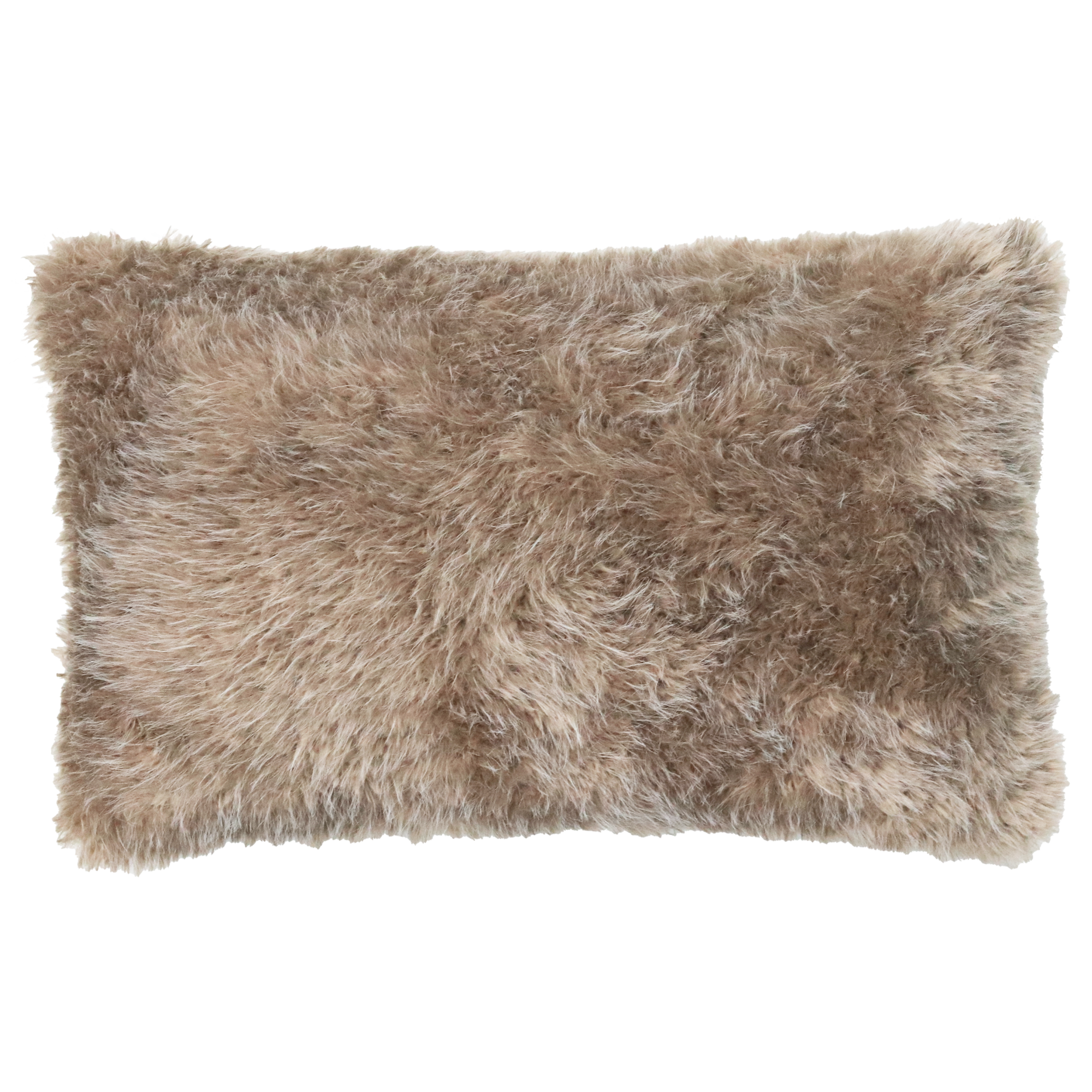 kussen bont 53x36 cm kiezel