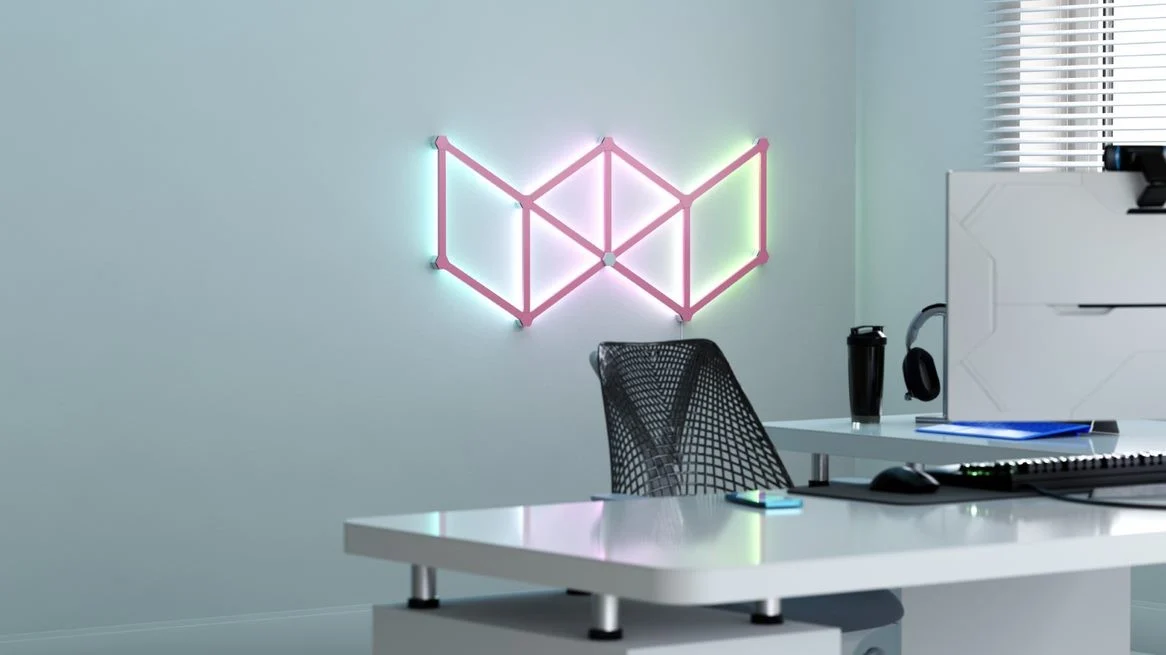 Nanoleaf - Lines Skin Pink Matte