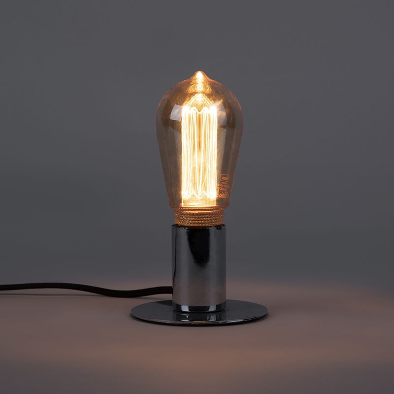 E27 LED filamentlamp amberkleurig glas 2.5W 120lm 1800K