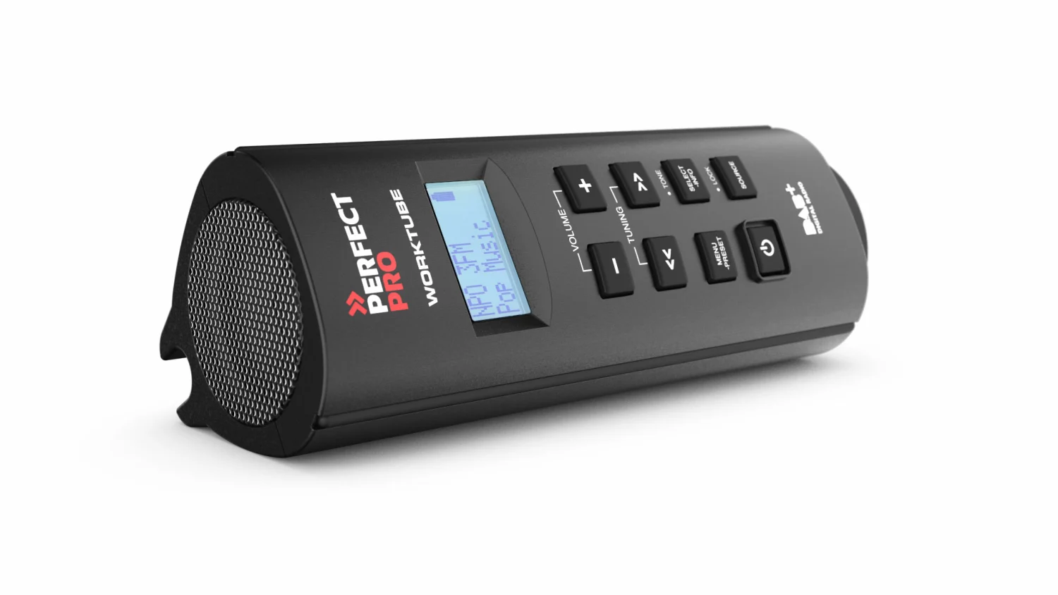 PerfectPro WORKTUBE NiMH 12V Accu Compacte bouwardio - DAB  - werkt op netstroom & batterijen