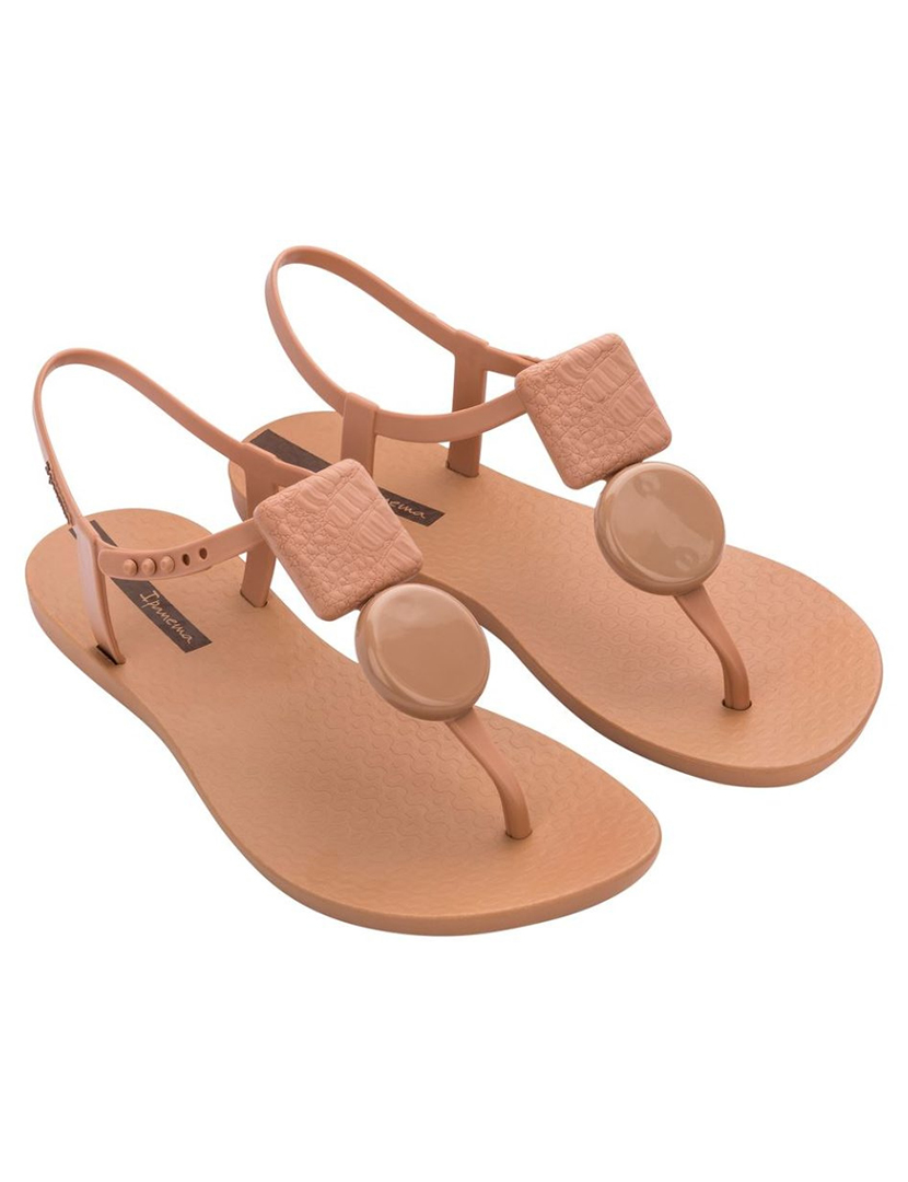 Class Geometric Coral Sandals