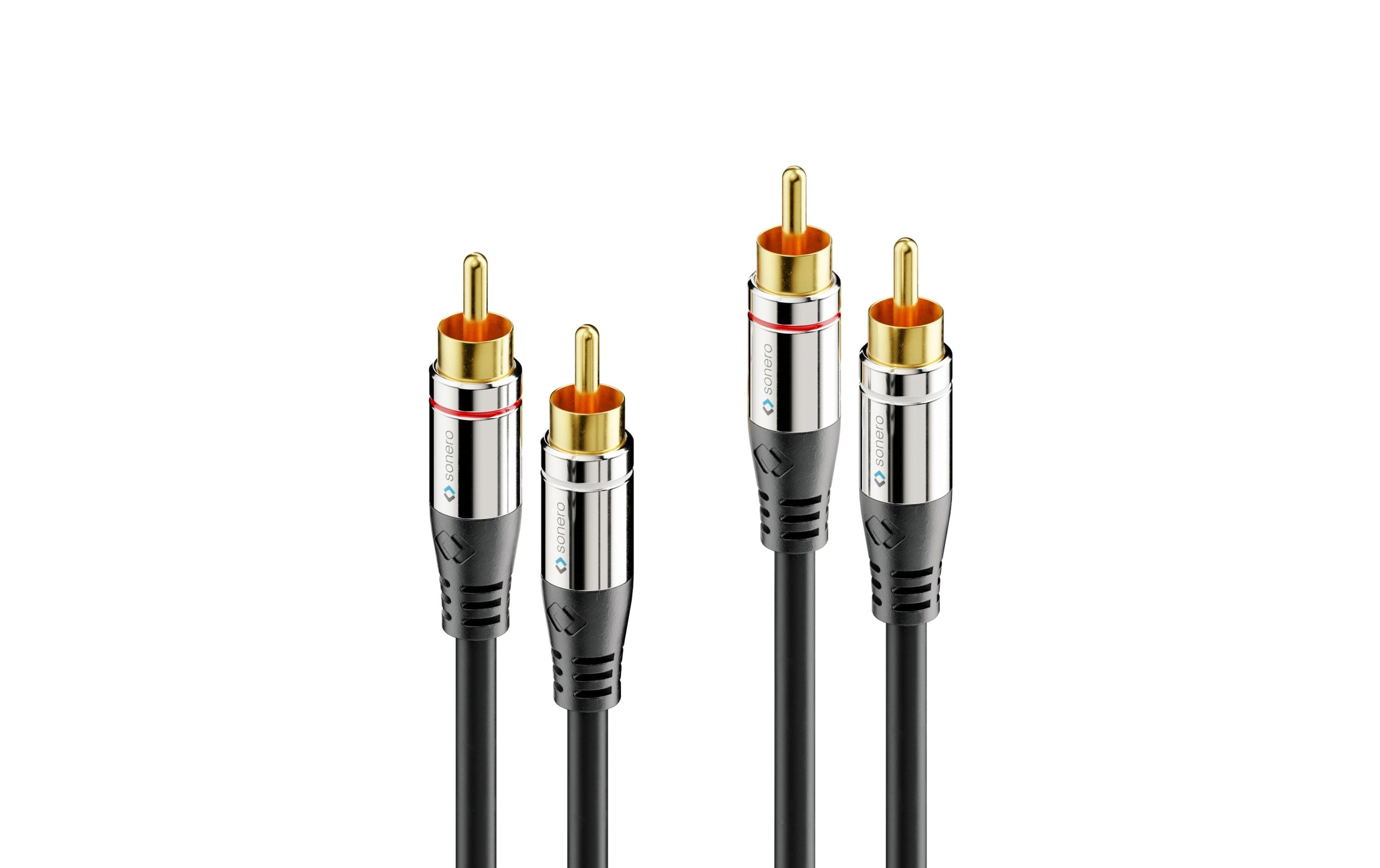 Audio-Kabel Cinch - Cinch 3 msonero 2x Cinch Stereo Audio Kabel