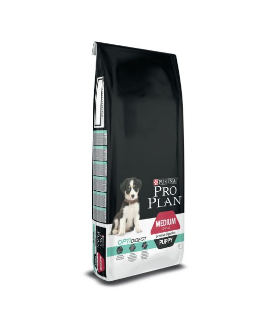 Pro Plan Dog Puppy Medium Breed Digestion - Hondenvoer - Kip 12 kg