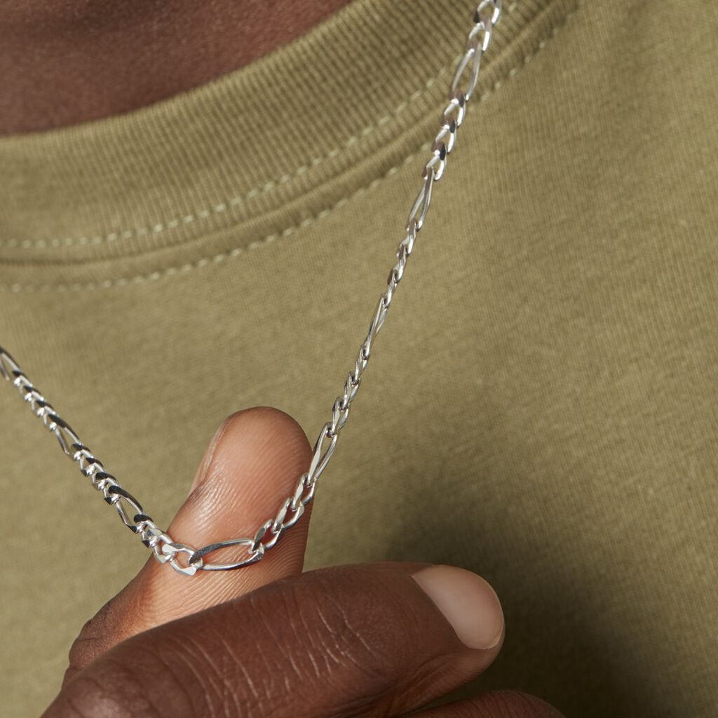 Collier Vivian Argent Blanc