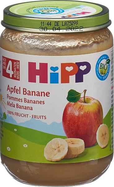 Hipp Apfel Banane Glas 190 g