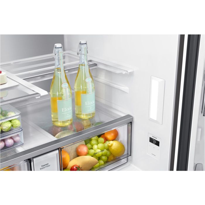 Samsung Side-by-Side RF 65A96768A/EG Clean White & Clean Navy - Festwasseranschluss