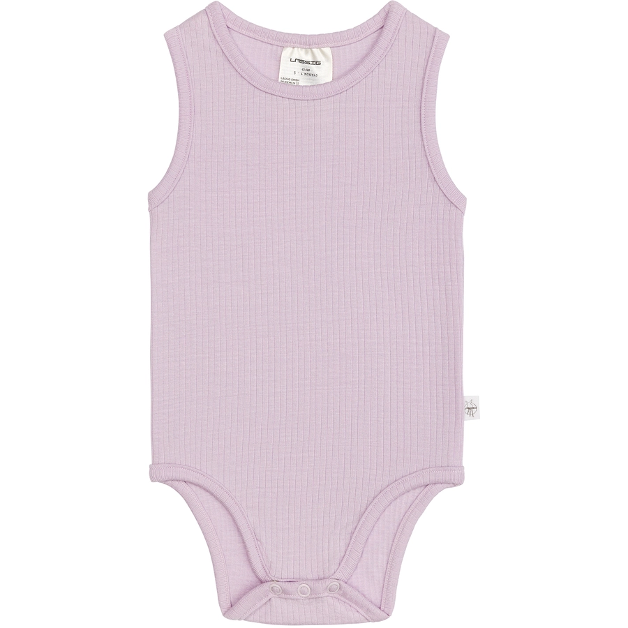 LÄSSIG Baby Body Ärmellos gerippt lila