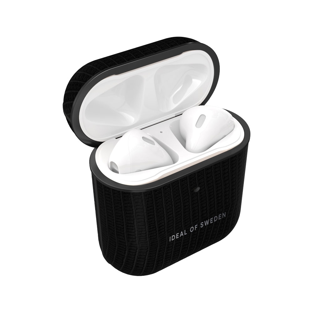 AirPods (1. & 2. Generation) Atelier Leder Tasche Schutzhülle Abdeckung (IDFAPC-229) - Eagle Black