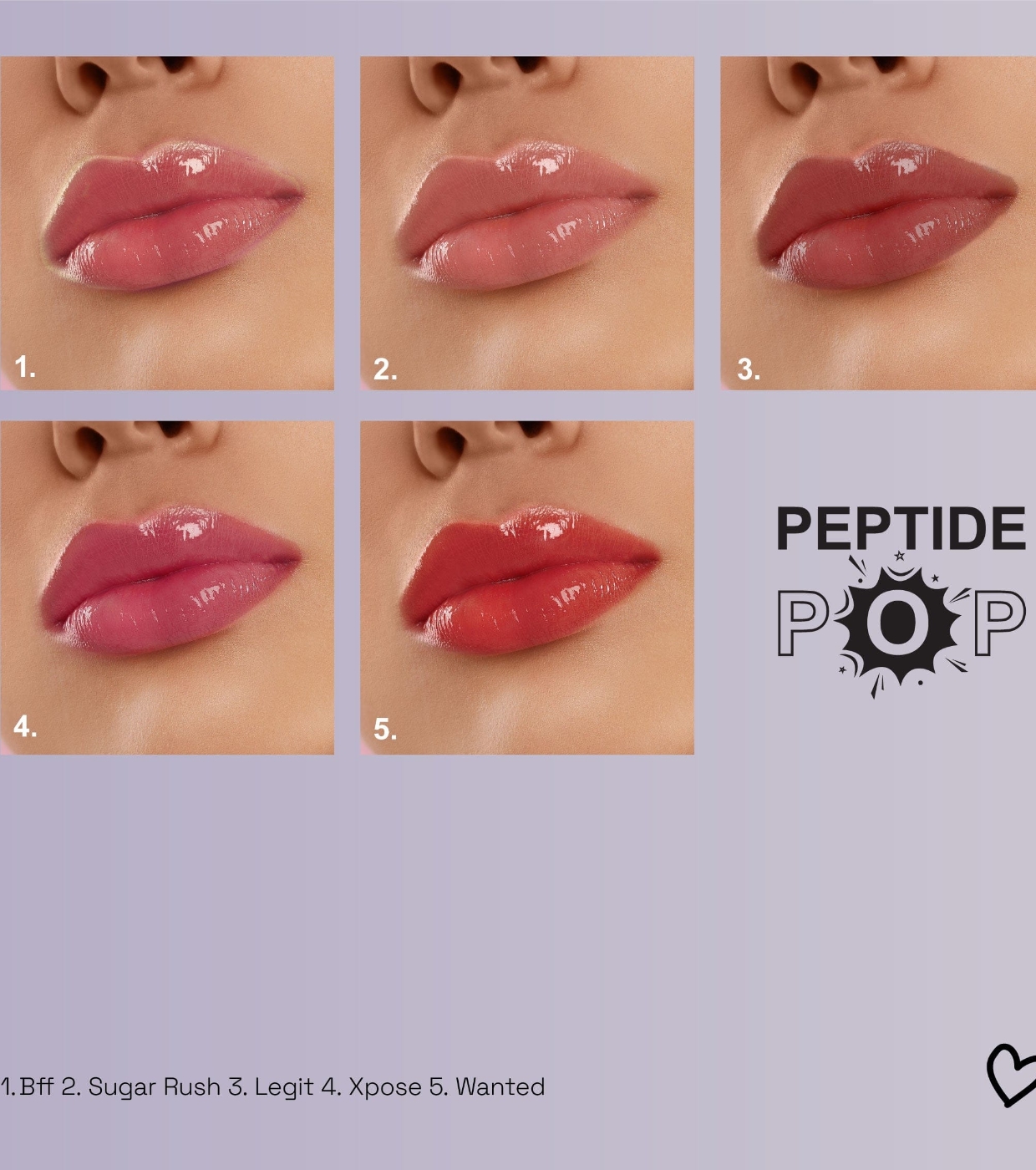 Technic Cosmetics - Brilho labial Peptide Pop - Peptide Pop