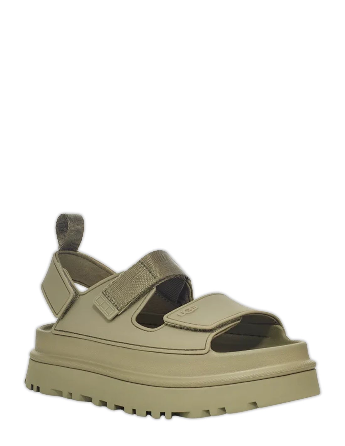 ugg Sandales Compensées Femme Goldenglow Kaki