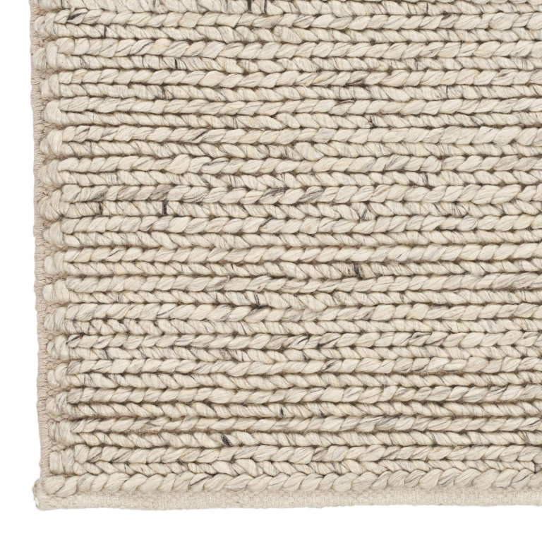 Bolia Braid vloerkleed 300x300 warm grijs