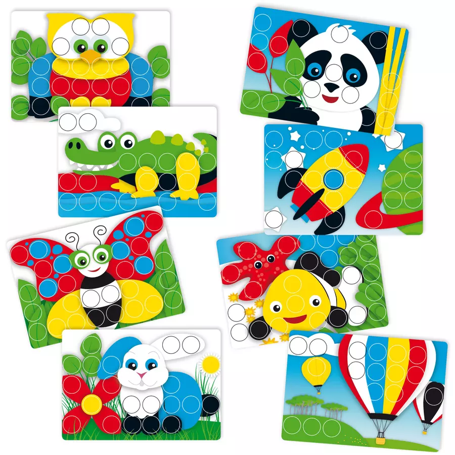 Quercetti Stiftemosaik FantaColor Junior (49 Teile)