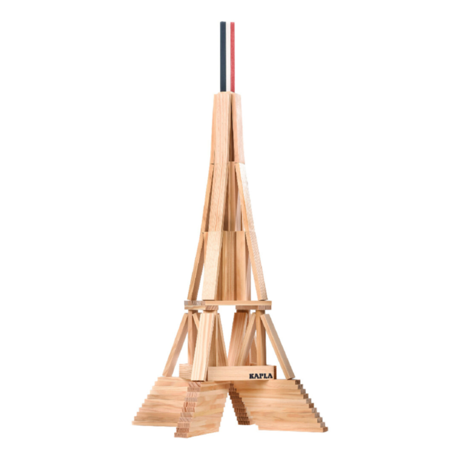 Kapla-Eiffelturm 105 Holzplättchen mit Box