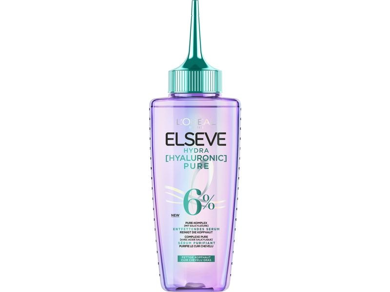 L'Oréal Elsève Serum Hydra Hyaluronic 100 ml Serum reinigt effektiv die Kopfhaut und befreit von überschüssigem Fett