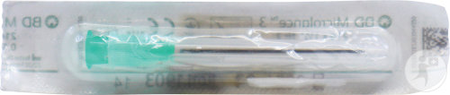 BD Microlance 3 Aiguille 21G 1 1/2 RB 0,8x40mm Vert 1 Pièce
