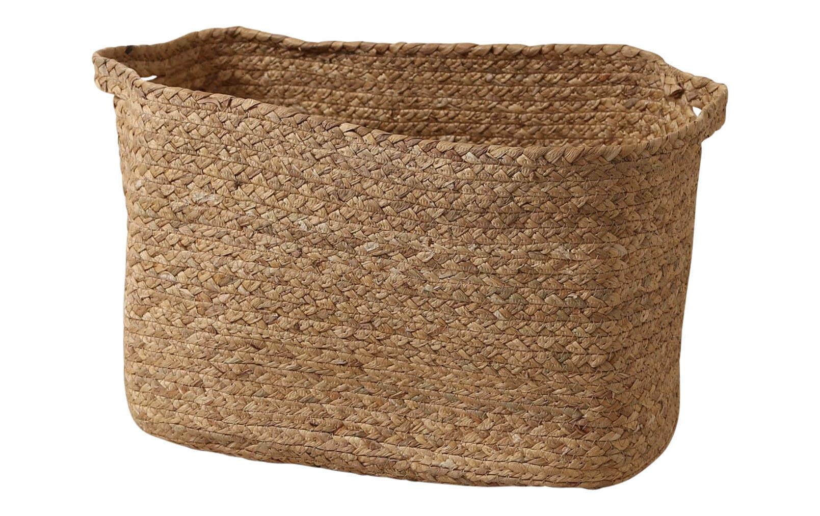 Aufbewahrungskorb Rechteckig 38 cm, BraunGeflochtener Aufbewahrungskorb