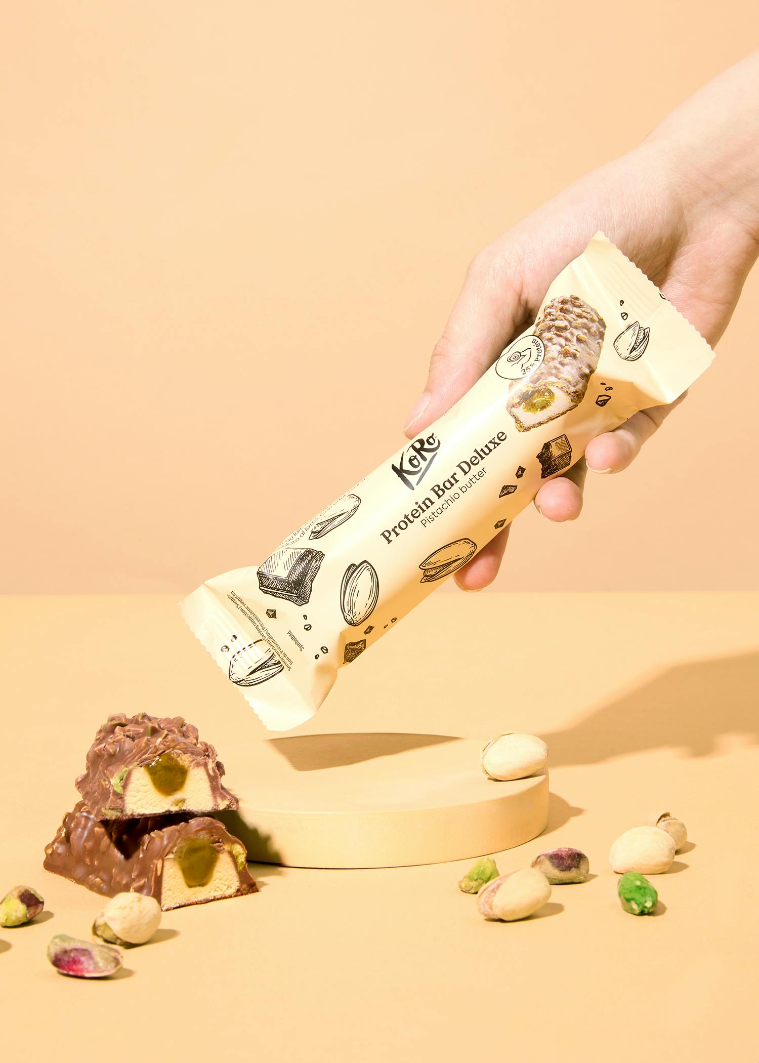 Protein Bar Deluxe with Pistachio Butter 55 g