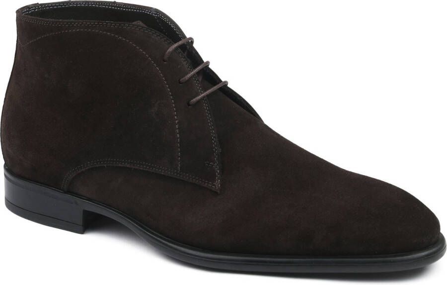 GIORGIO Nette Schoenen Heren 79417 Maat: 40 Materiaal: Suède Kleur: Bruin