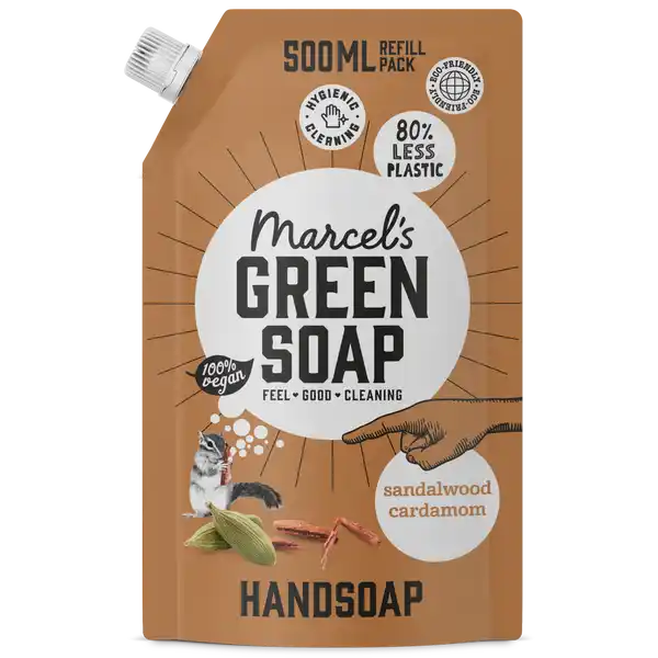 Handseife Sandelholz & Kardamom Nachfüllbeutel
