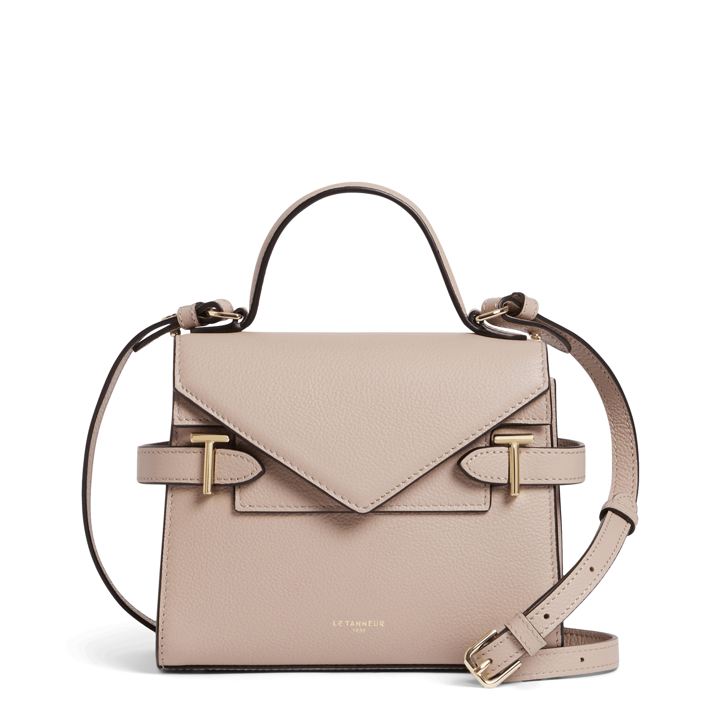 EMILIE - Sac à main en cuir | Beige