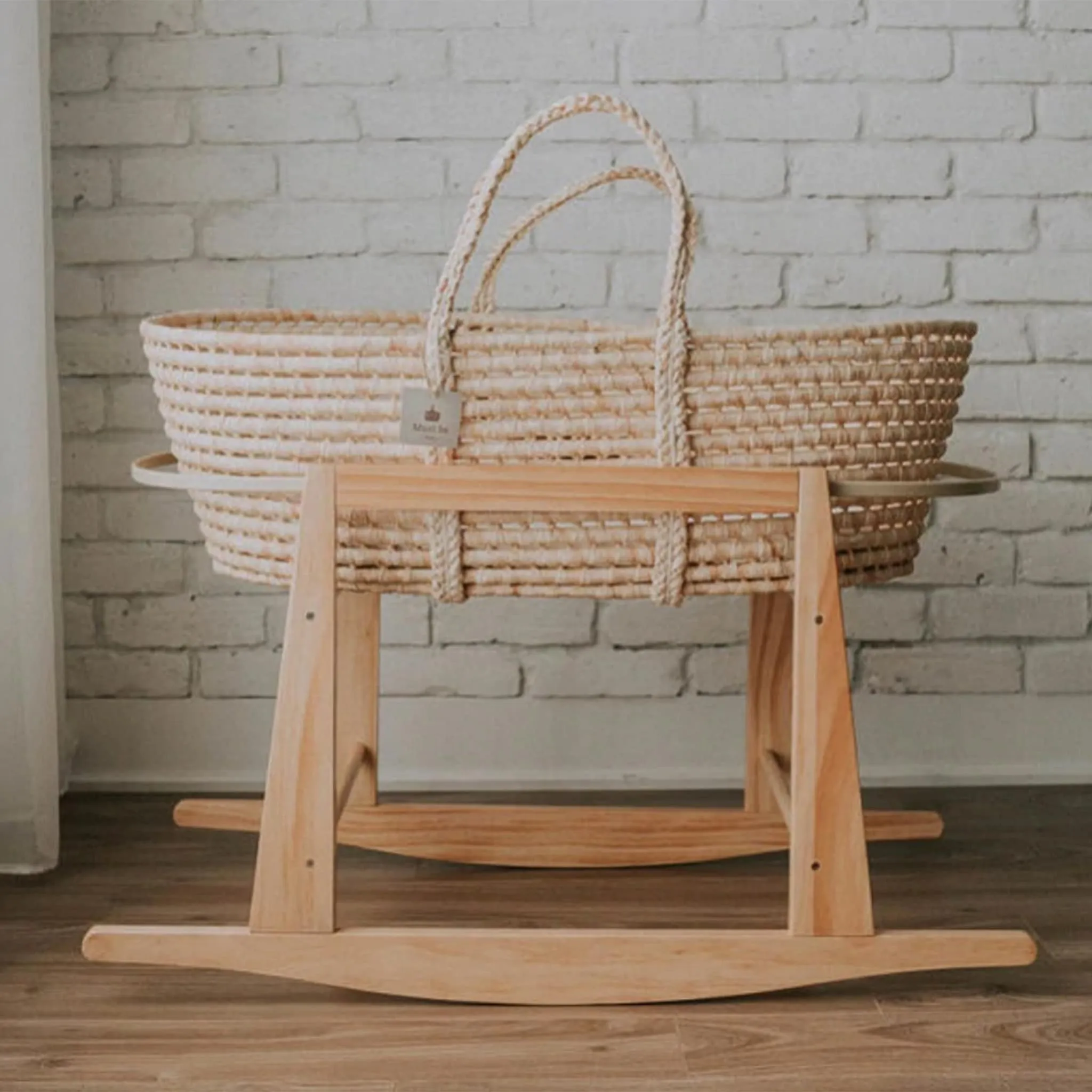 Must Be Baby Support en Bois pour Moïse Must Be Baby - Naturel