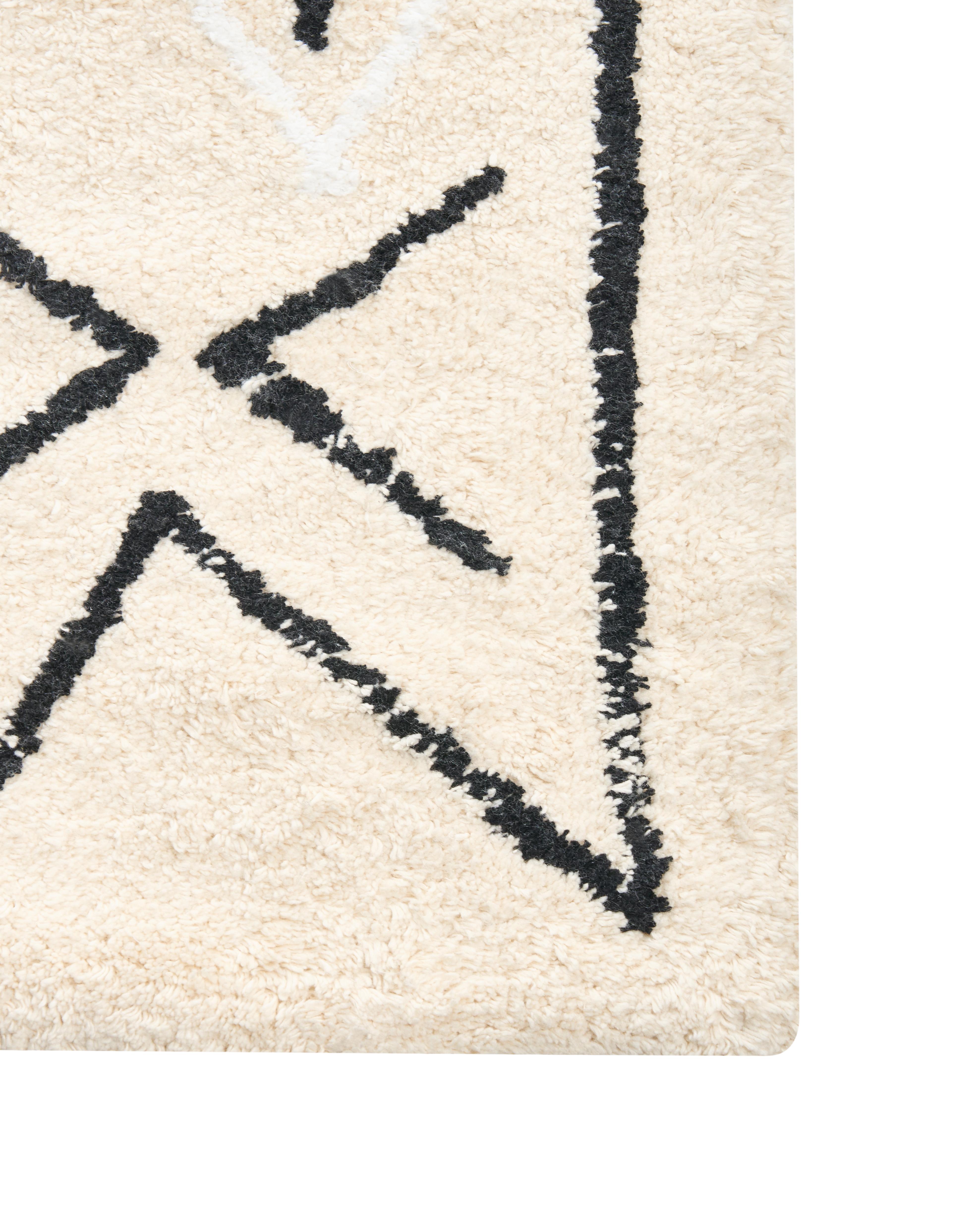 Badmat UNTLA Lichtbeige 60 x 90 cm Katoen