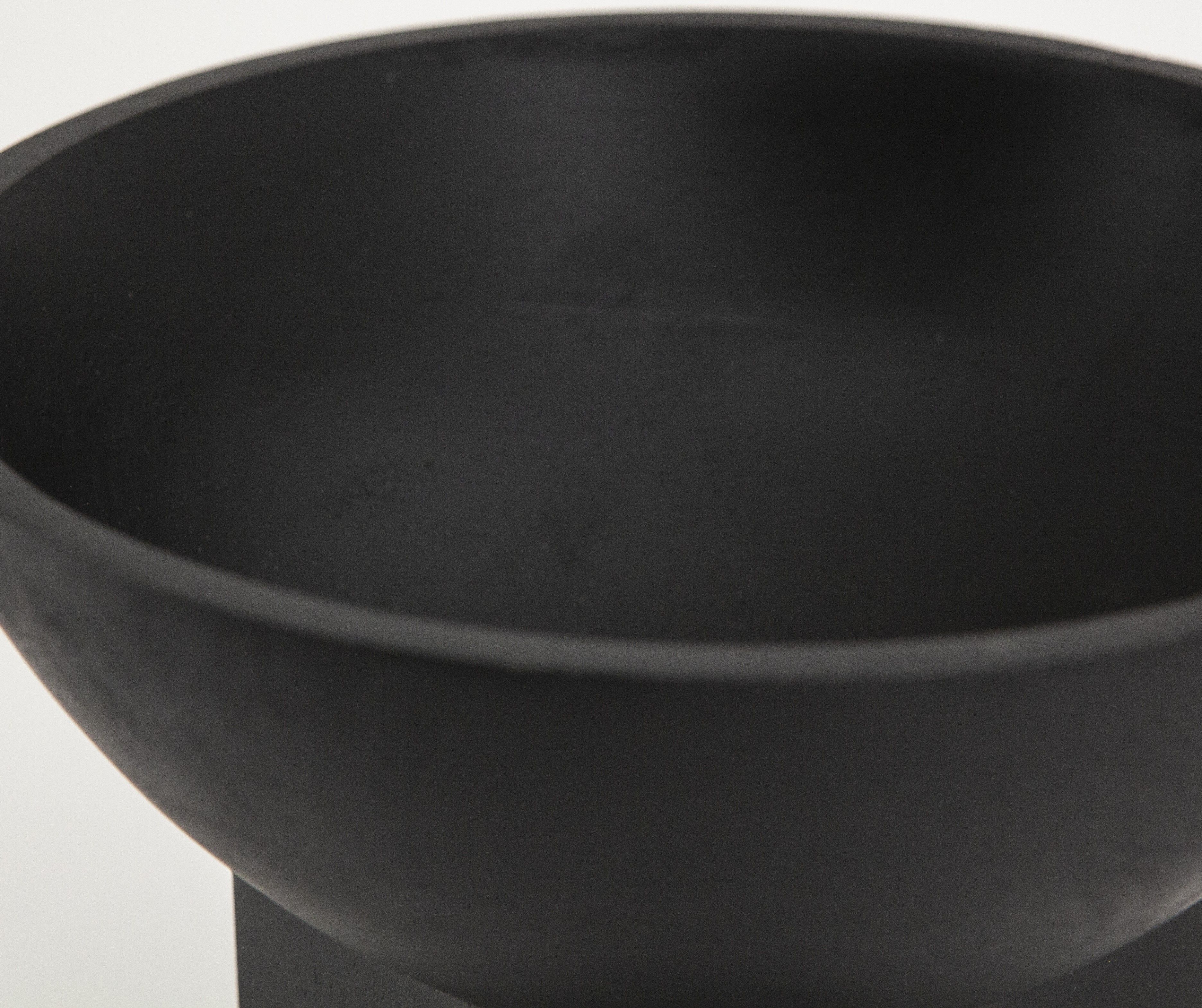 Schaal medium - black 230003B20 x D20 x H16 cm