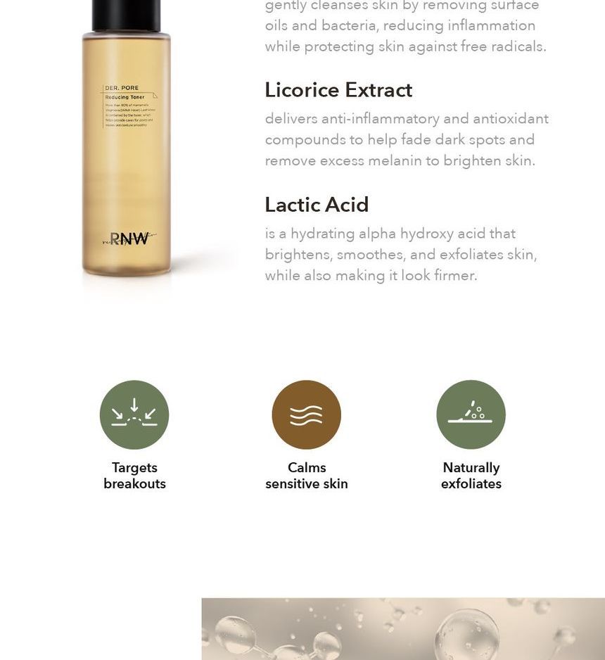 RNW - DER. PORE Reducing Toner