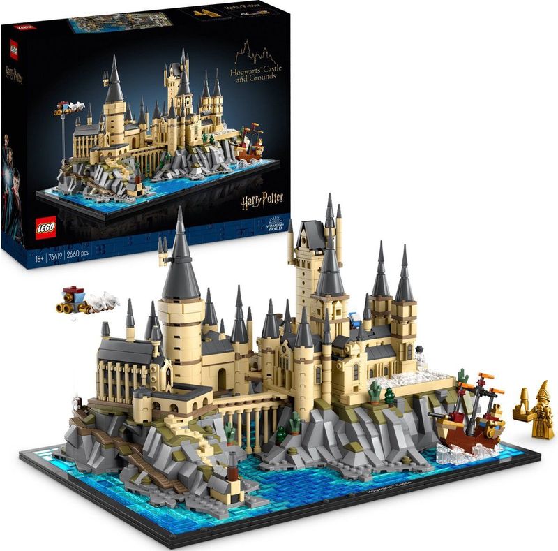 LEGO Harry Potter Kasteel Zweinstein en terrein Grote Set voor Volwassenen 76419