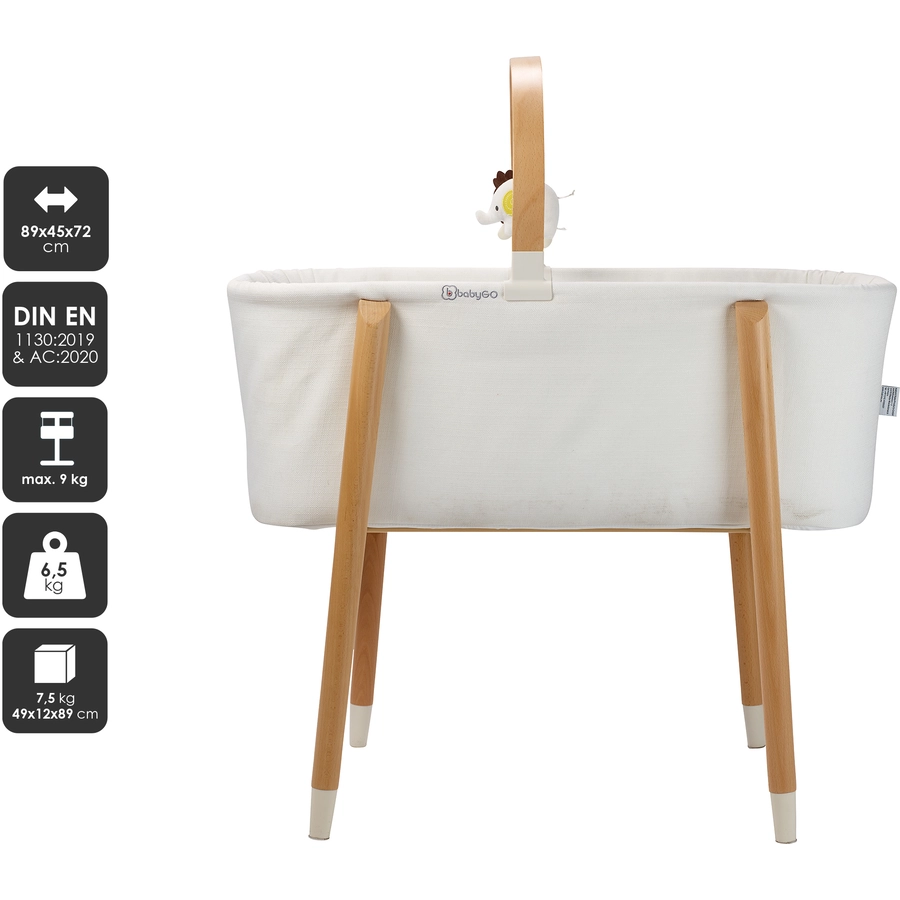 babyGO Beistellbett Sleepgood weiß