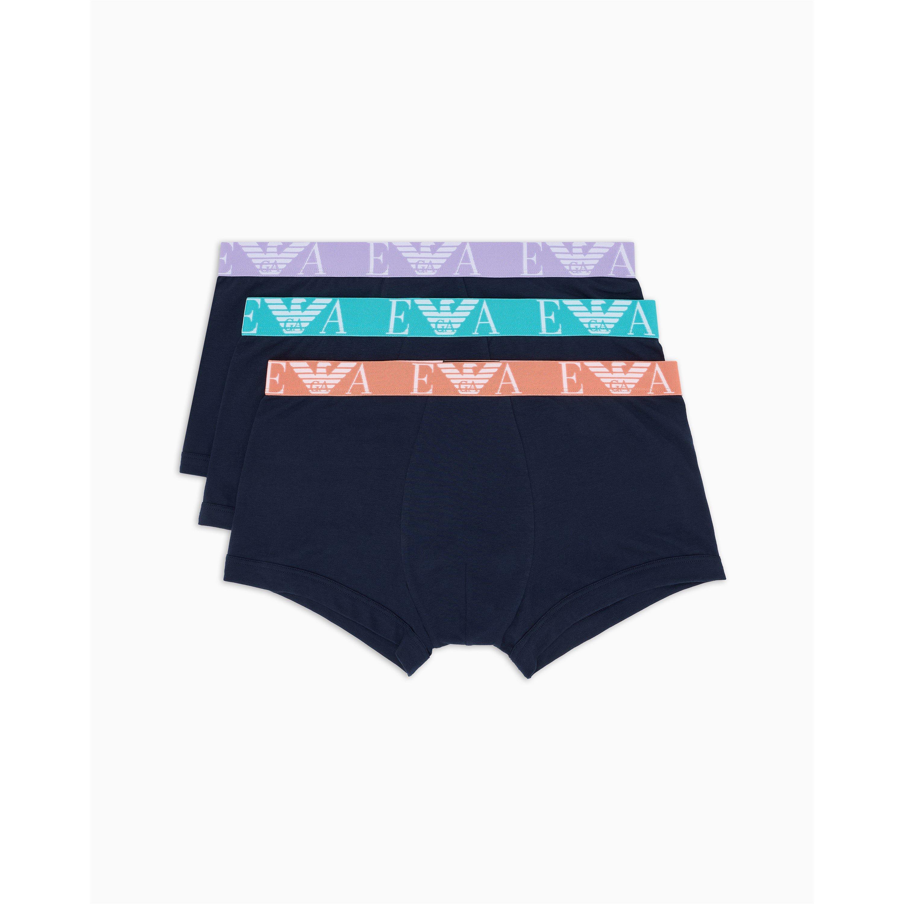 Emporio Armani 3 Pack Logo Trunks
