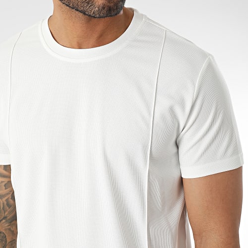 Ensemble Tee Shirt Et Short Jogging Blanc