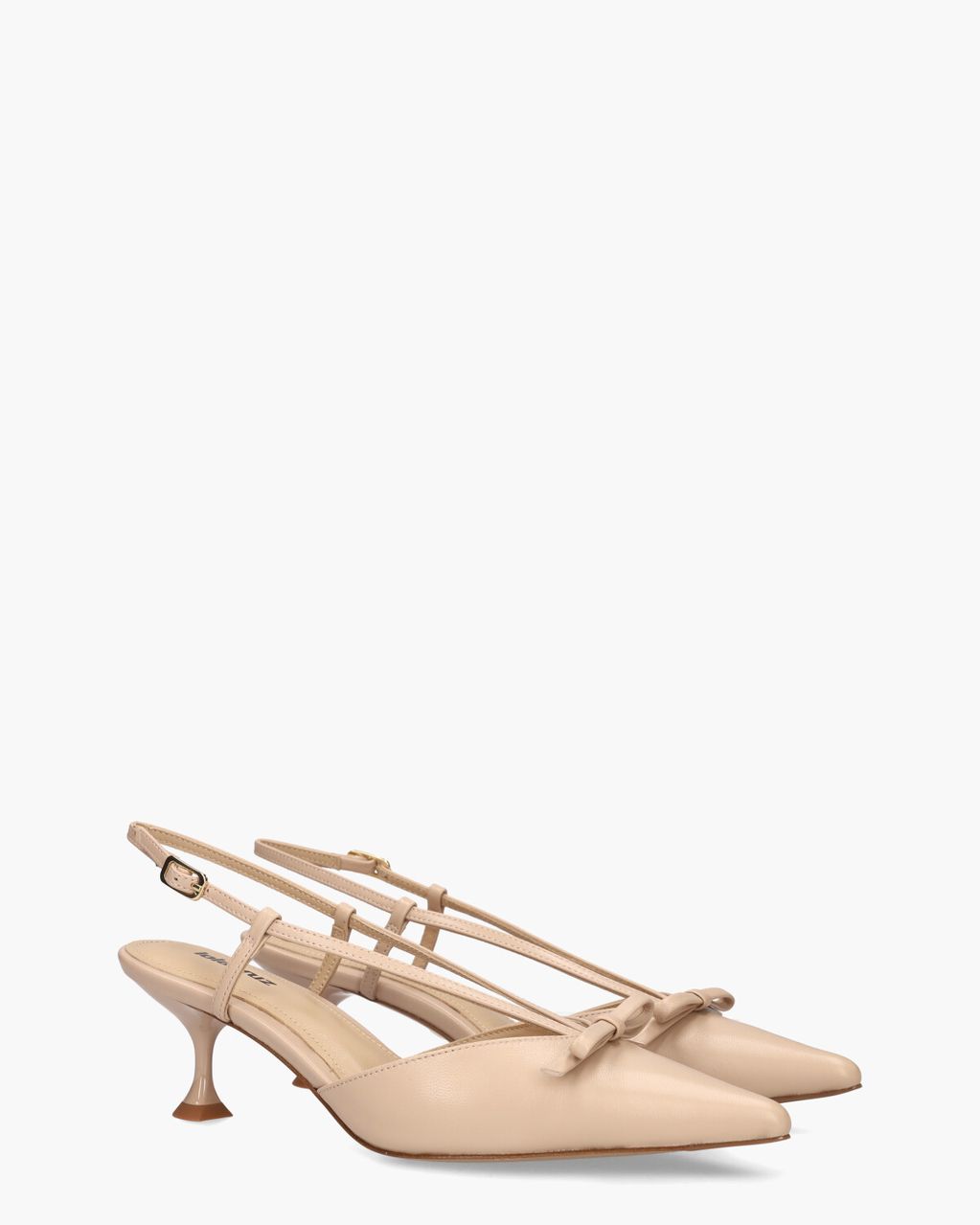 Lola Cruz Satina Nude Dames Slingbackpumps