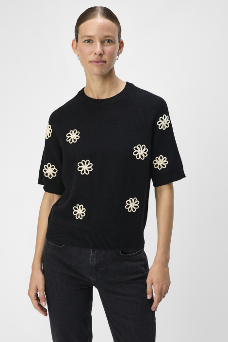 Object zwarte dames trui