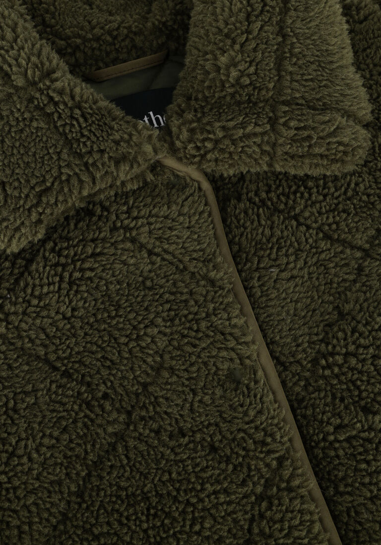 ANOTHER LABEL groene another label teddy jas danae coat