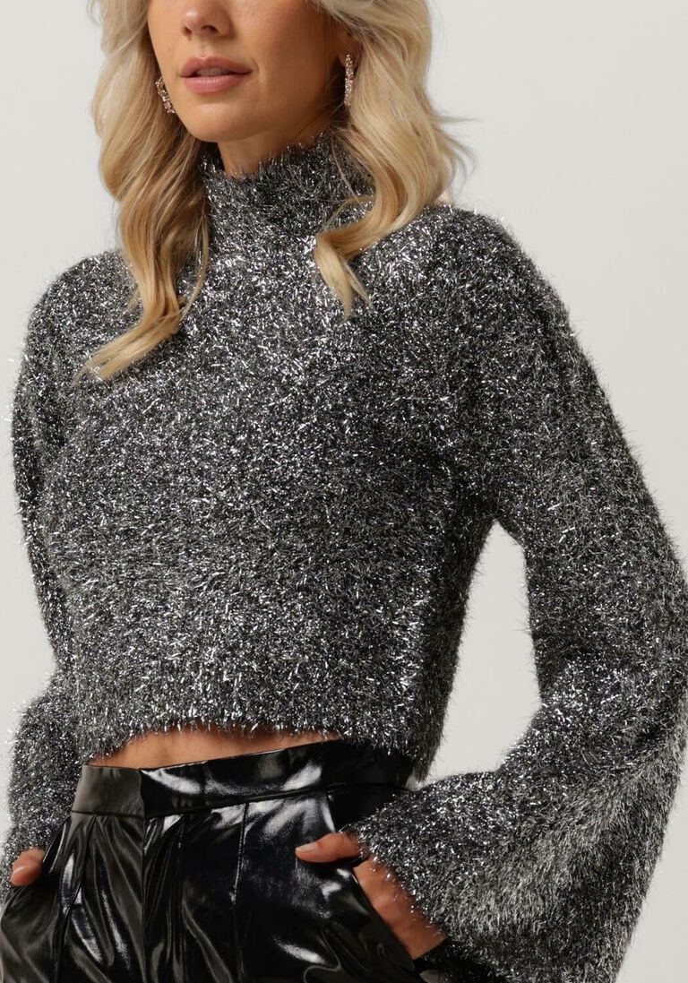 GESTUZ grijze gestuz coltrui montellagz pullover