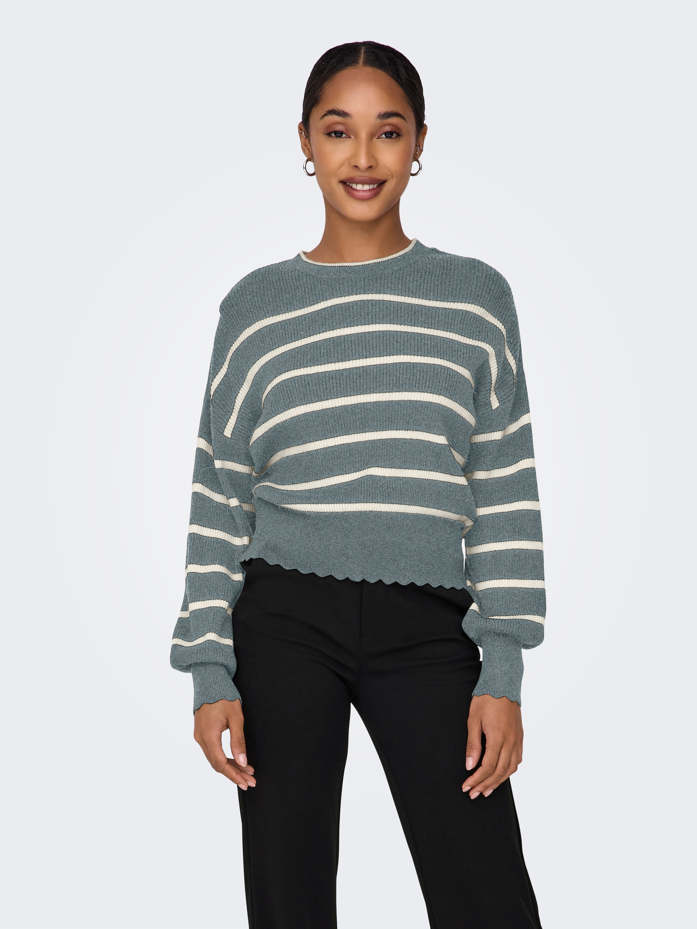 ONLY Rundhalspullover »ONLIBI LS O-NECK NOOS KNT«