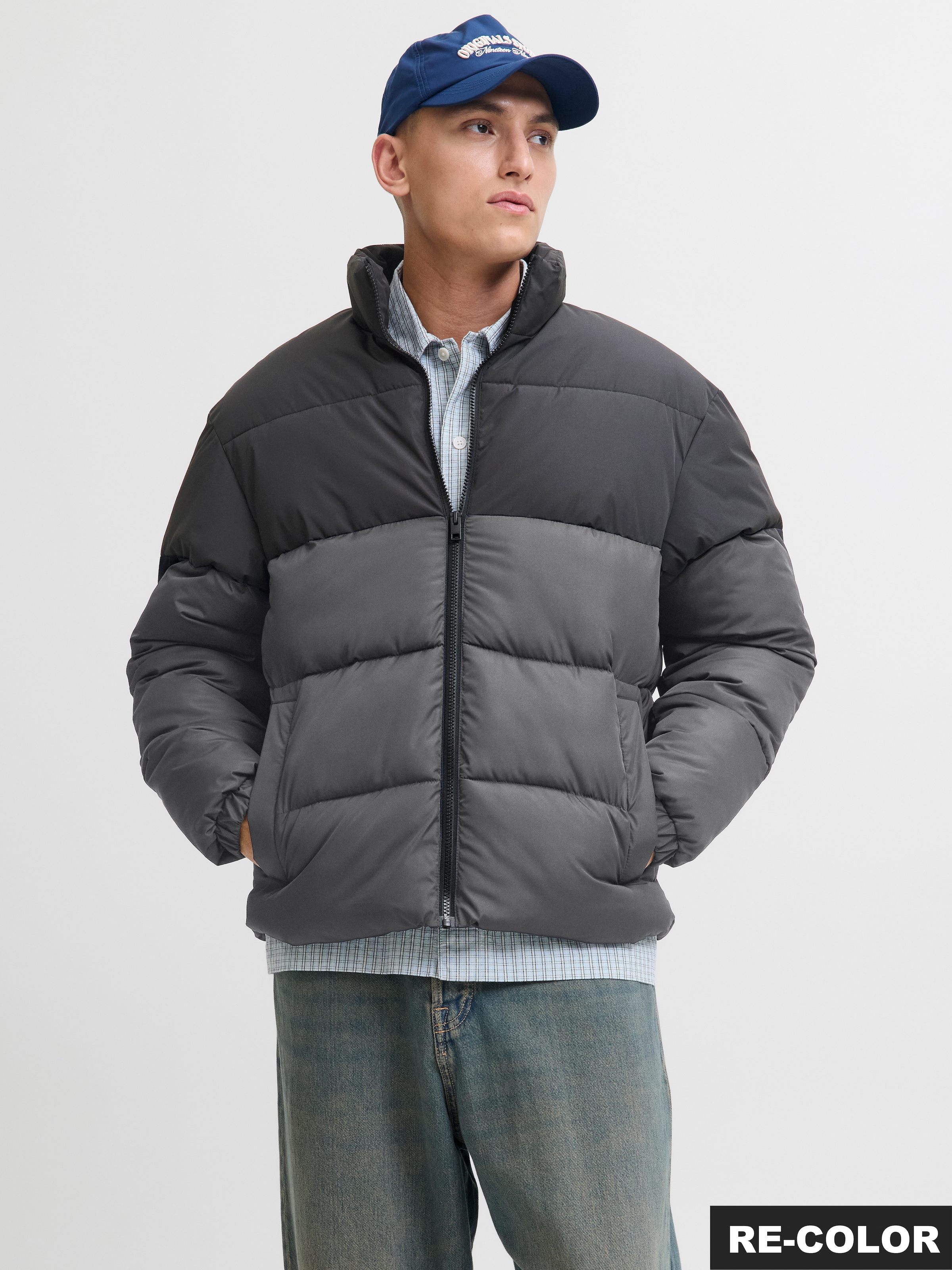 Jack & Jones Steppjacke »JJMAZE PUFFER COLLAR«