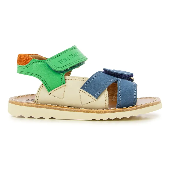 Pom d'Api Sandales Waff Jimy | Vert