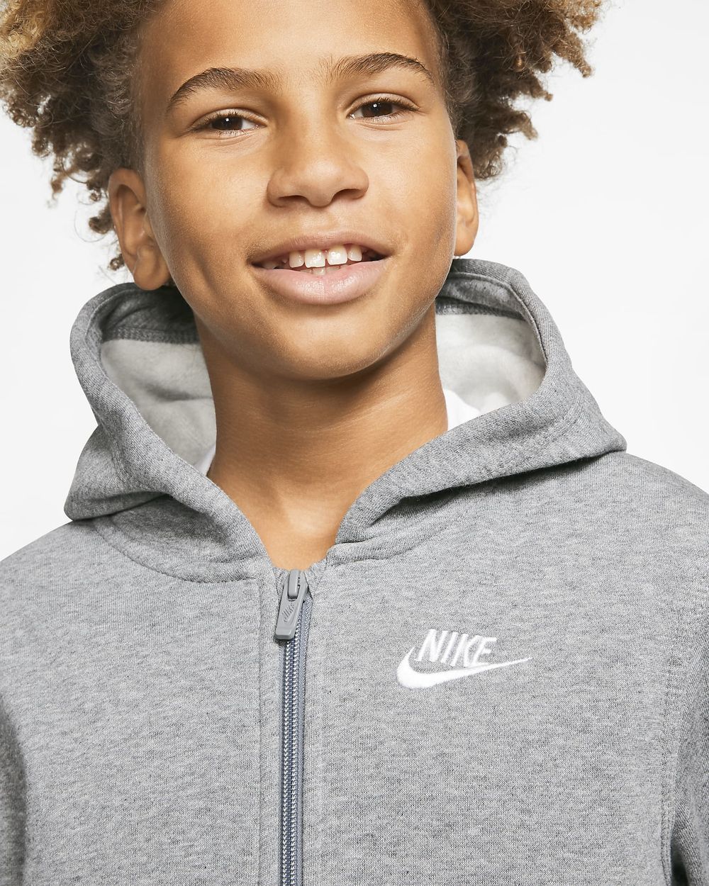 Sweat zippé à capuche Nike Sportswear Club pour enfant