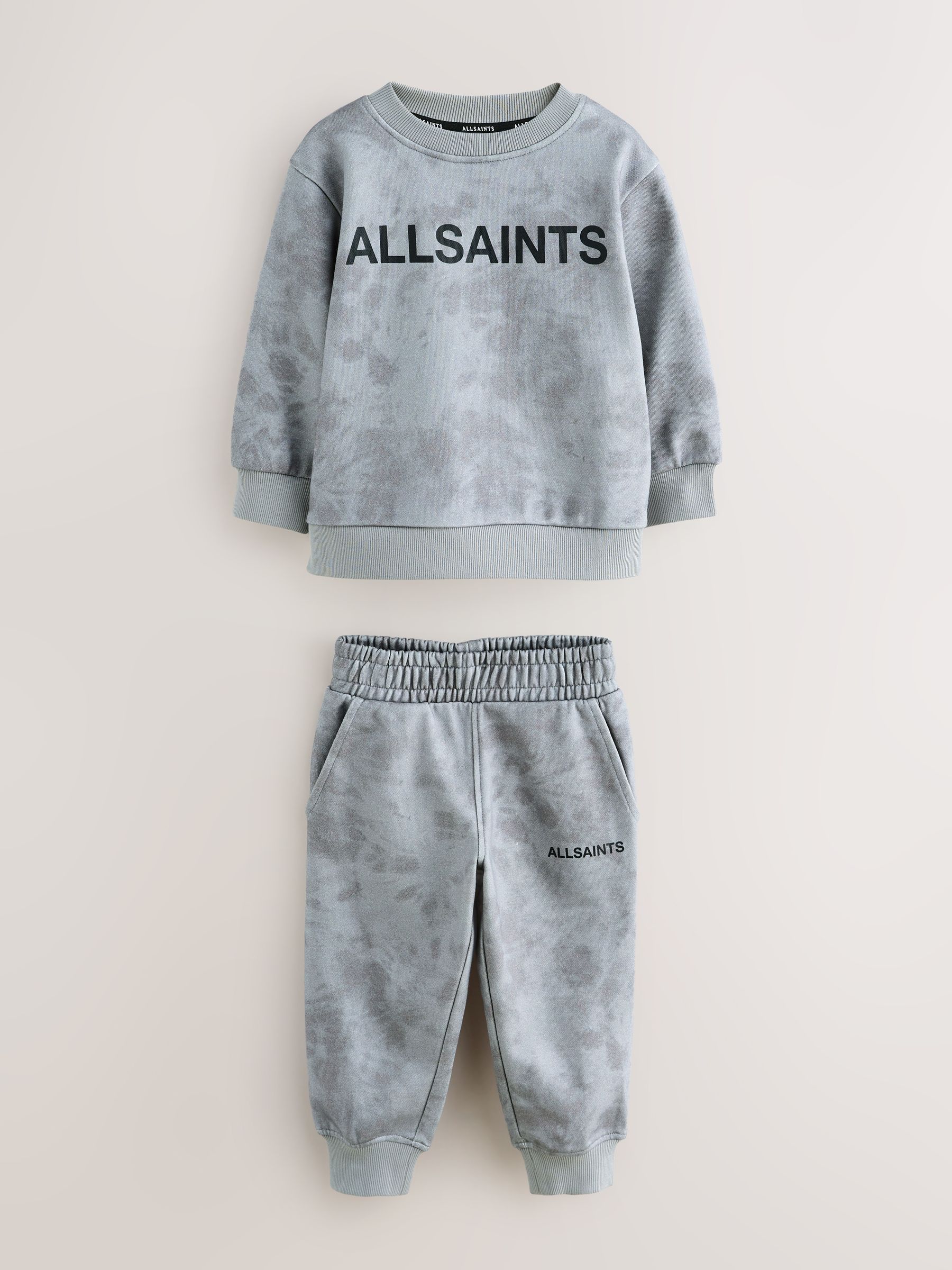 smALLSAINTS Logo Oversized Younger Boys Sweatshirt and Jogger Set
