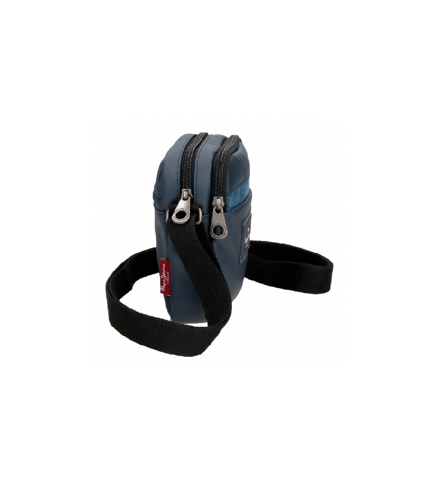 Bolsa de ombro Pepe Jeans Court azul marinho - 12x15x3,5cm
