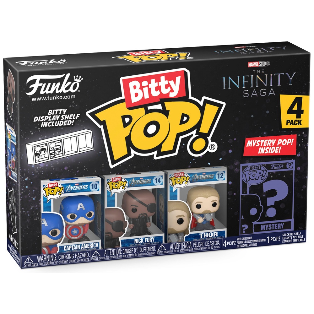 POP! Vinyl: Bitty POP! Marvel Infinity Saga Captain America 4er-Pack