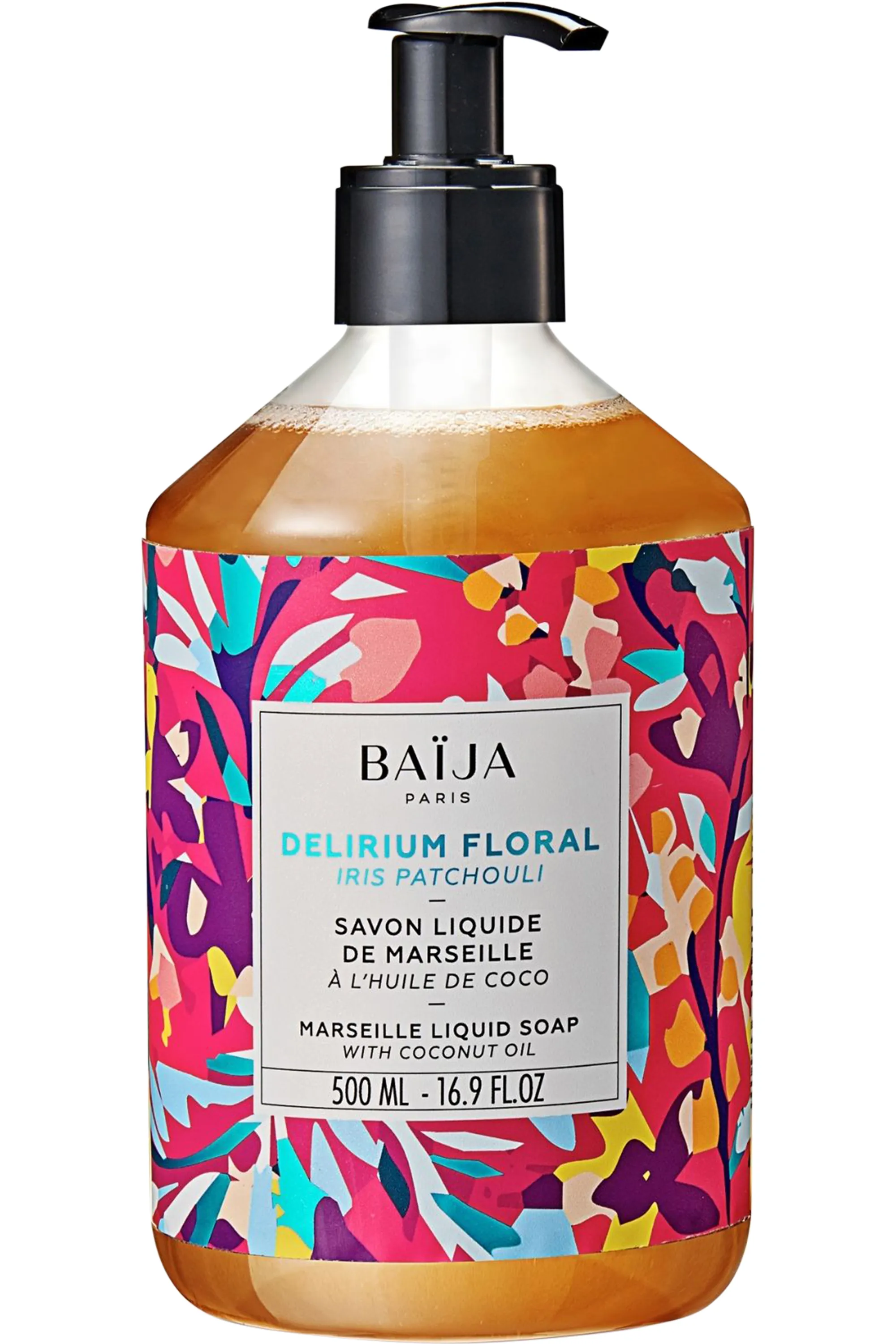 Baïja Savon liquide de Marseille Delirium Floral-500 ml
