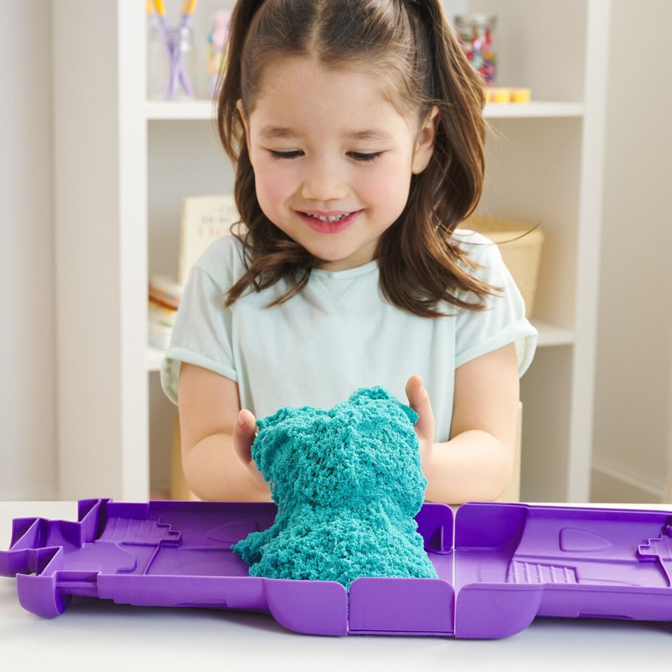 Kinetic Sand -Slotsetui - Grøn