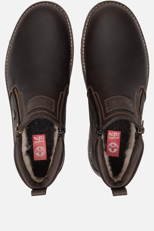 Rieker Tex Veterschoenen bruin Leer