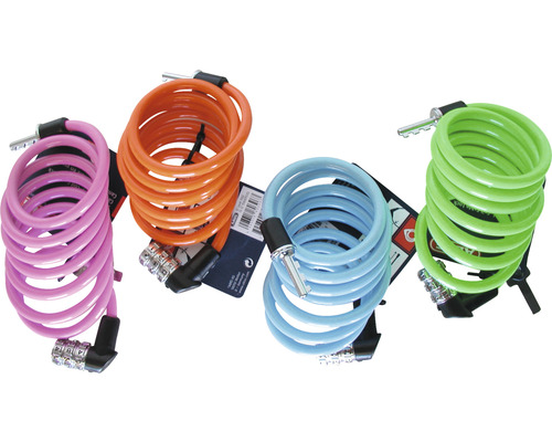 Abus CC Lock 1102 spiraalkabelslot, diverse kleuren
