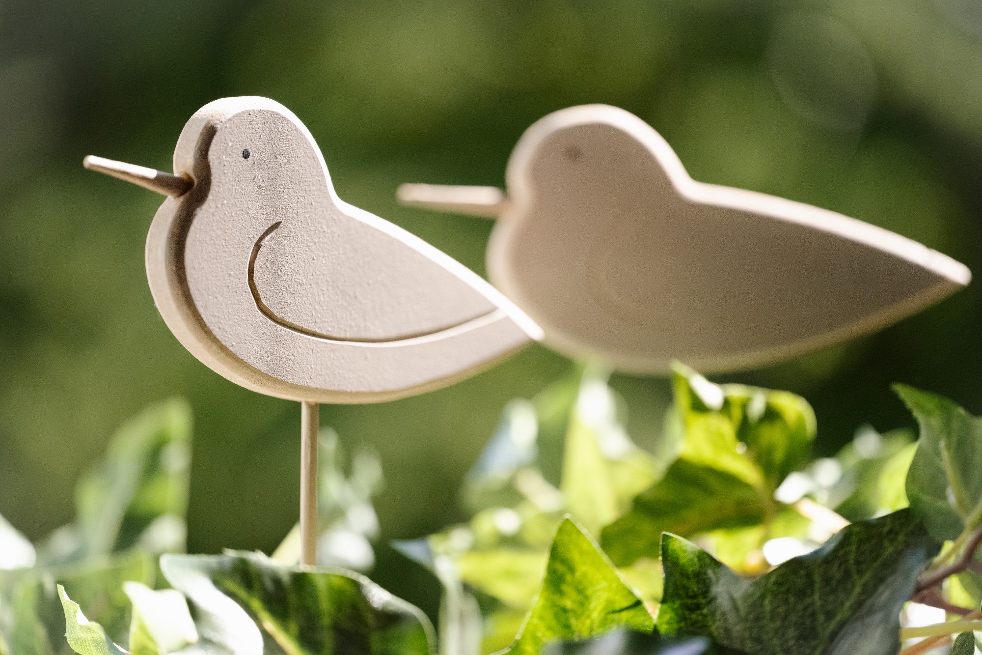 Figur 'Vogel' stehend, braun, H 17,5 cm, B 15,5 cm, L 4 cm von fischer's lagerhaus