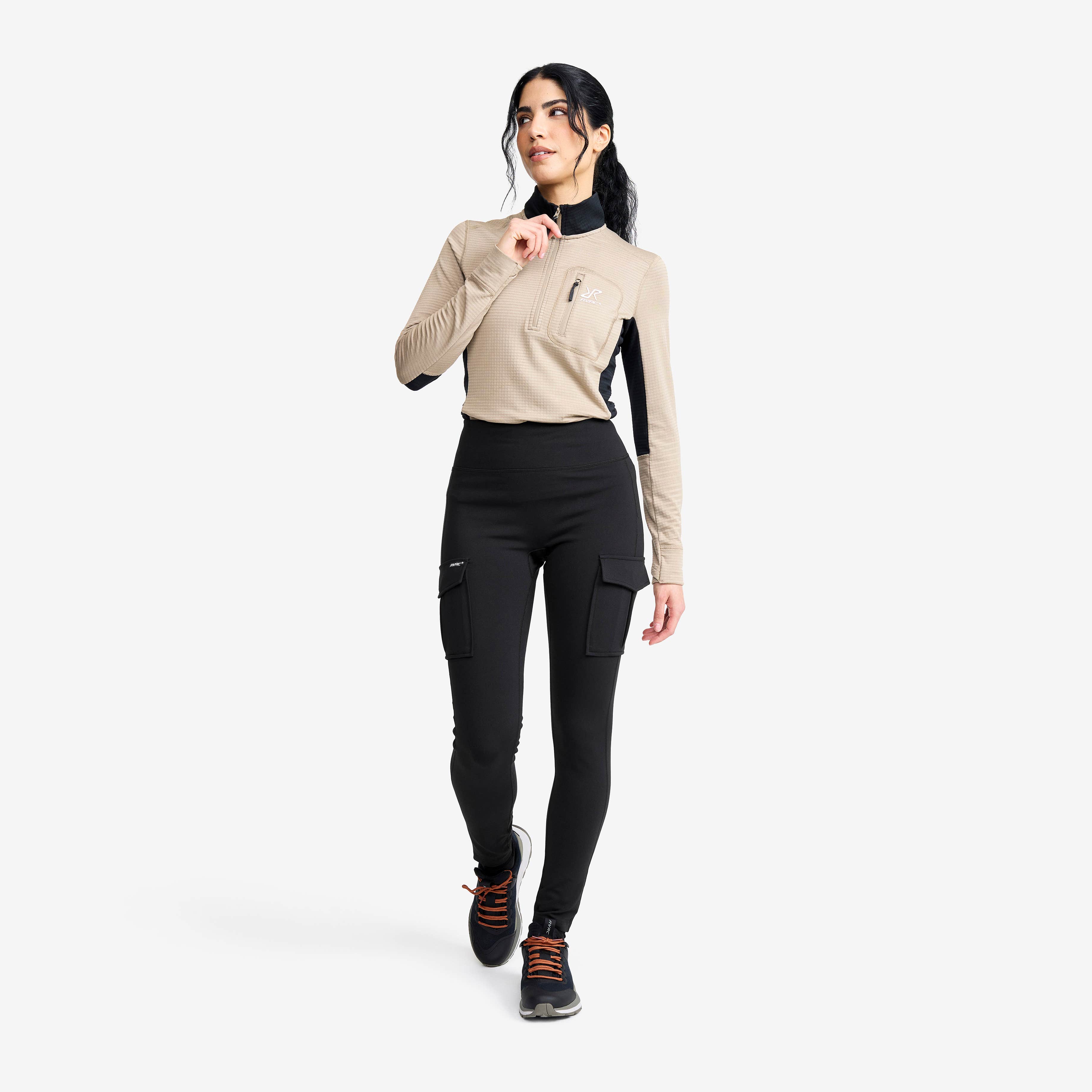 Summit Pocket Tights Dame Black